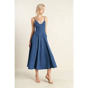 Rosewood Romance Denim Dress